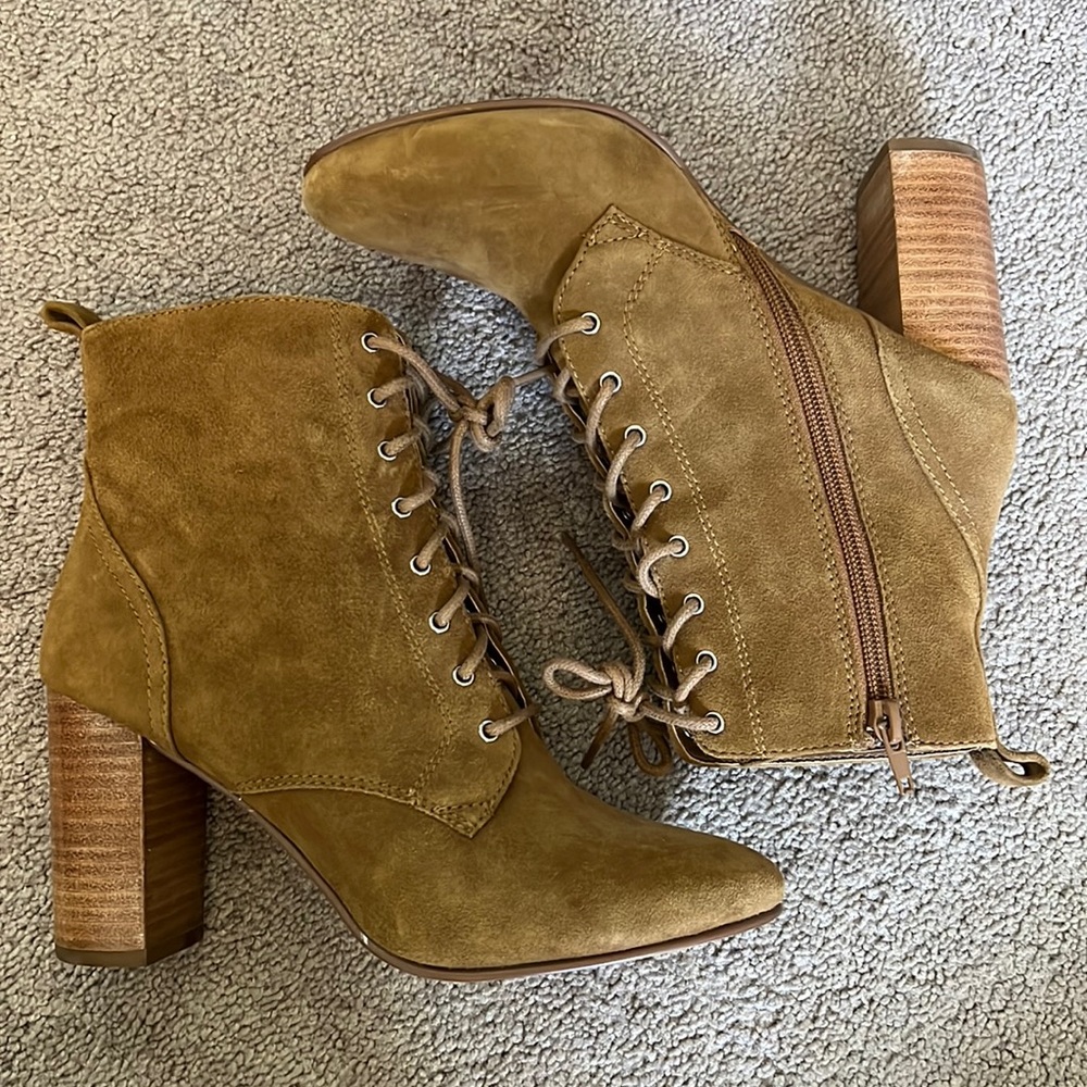 Treasure and bond lace up booties. Size 7. Worn once.